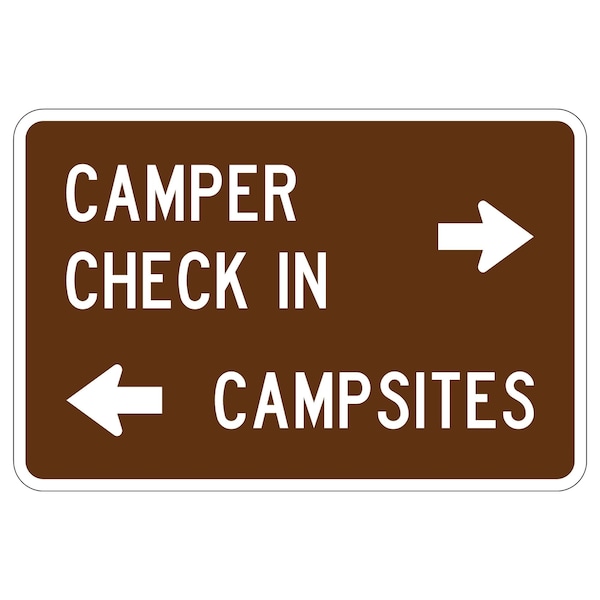 Sign Solutions Usa 24 in Height, 36 in Width, Aluminum, Horizontal Rectangle DCS08HWT3624CUS00021 - main